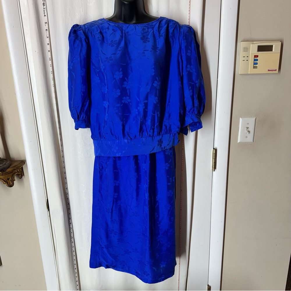 Vintage Women's Petite Argenti Silk Skirt Set
